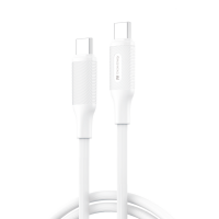 60W USB-C kabel pro nabíječky (nejen) Apple, 100cm, bílý, E.Energy