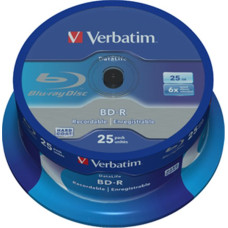 VERBATIM BD-R SL (6x, 25GB),NON-ID, 25 cake