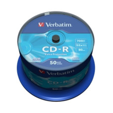 VERBATIM CD-R(50-Pack)Spindl/52x/700MB