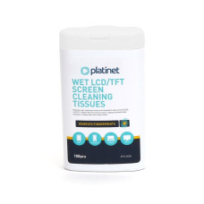 Platinet PFS5830 vlhčené čistící ubrousky na  LCD 11x9,4 cm 100 ks
