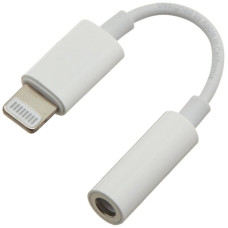PremiumCord Apple Lightning audio redukční kabel na 3.5 mm stereo jack/female, bílý