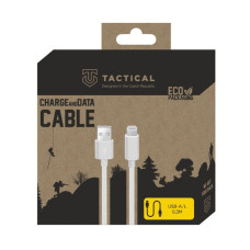 Tactical Smooth Thread Cable USB-A/Lightning 0.3m White