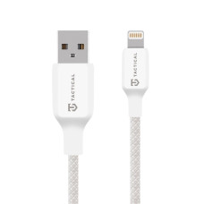 Tactical Stitch Thread Cable USB-A/Lightning 1m White