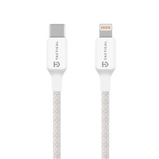 Tactical Stitch Thread Cable USB-C/Lightning 2m White