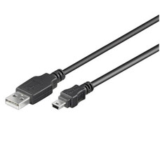 PremiumCord Kabel USB 2.0, A-B mini, 5pinů, 2m