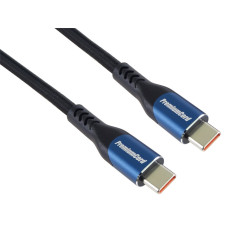 PremiumCord USB-C kabel, 2m/5A/100W/20Gbits