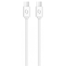ALIGATOR Datový kabel POWER 3A, USB-C/USB-C, bílý