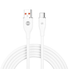Datový kabel Forever USB/USB-C 1m 66W bílý