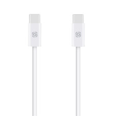OBAL:ME Super Fast USB-C/USB-C Pletený kabel 100W 2m White