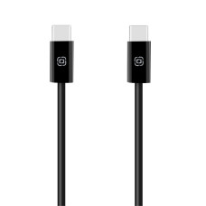 OBAL:ME Super Fast USB-C/USB-C Pletený kabel 60W 1m Black
