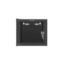 Nástěnný rack 10'' 4U 280x310mm černý flat pack