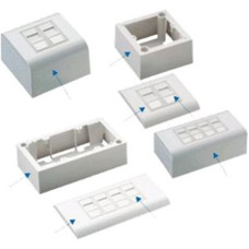DATACOM UTP 2xRJ45 zásuvka Cat5e (pod i nad omítku)