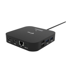 i-tec USB-C Dual HDMI Docking Station, Power Delivery 100W