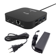 i-tec USB-C Dual HDMI Docking Station with Power Delivery 100W + i-tec Universal Charger 100W