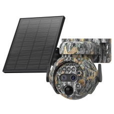 Solární kamera Viking HDs04 4G šedá • 2304x1296 • PIR detekce • pohybový senzor • 7800mAh
