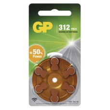 Baterie do naslouchadel GP ZA312 - 6ks