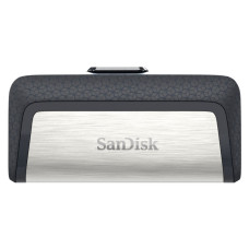 SanDisk Ultra Dual • 256GB • USB 3.1 • USB-A + USB-C • Šedá