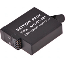 Baterie T6 Power GoPro Hero5, Hero6 Black, AHDBT-501, AABAT-001, 601-10197-000, 1250mAh, 4,8Wh