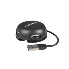 Natec BUMBLEBEE rozbočovač 3x USB 2.0 HUB černý