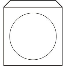 Papírová obálka pro CD nebo DVD s okénkem 50 ks