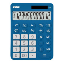Kalkulačka DESQ XL, tmavě modrá