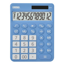 Kalkulačka DESQ XL, světle modrá
