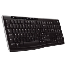 Logitech K270/Bezdrátová USB/CZ-SK layout/Černá