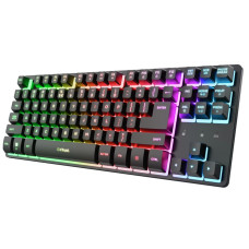 Trust GXT831 Thado TKL/Bezdrátové USB/US/Černá