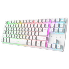 Trust GXT831 Thado TKL/Bezdrátové USB/US/Bílá