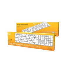 Wired USB-C Keyboard Apple Silver Czech/Slov