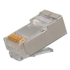 Konektor RJ45 CAT6 STP 8p8c na drát,100ks