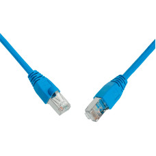 SOLARIX patch kabel CAT6 UTP PVC 1m modrý snag-proof