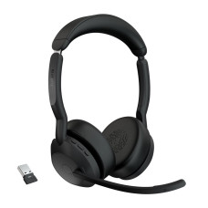 Jabra Evolve2 55 • Stereo • ANC • USB • BT-USB • Bezdrát • Černá