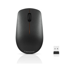 Lenovo 400 • Cestovní • Optická • 1 200 DPI • Bezdrátová USB • Černá