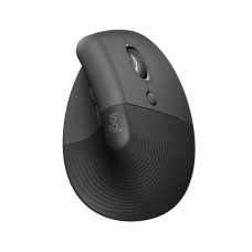 LOGITECH Lift For Business • Ergonomická • Optická • Pro praváky • 4 000 DPI • USB+BT • Grafitová