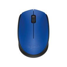 Logitech M171 • Kancelářská • Optická • 1 000 DPI • Bezdrátová USB • Černá-modrá