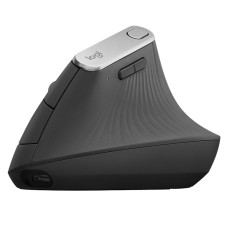 Logitech MX • Vertikální • Optická • Pro praváky • 4 000 DPI • Drátová+bezdrátová • Černá