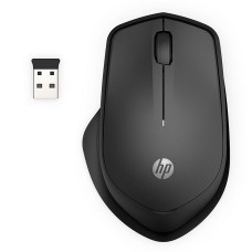 HP 280 Silent • Kancelářská • Optická • Pro praváky • 1 200 DPI • Bezdrátová USB • Černá