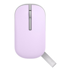 ASUS MD100 • Cestovní • Optická • 1 600 DPI • USB+BT • Fialová