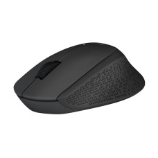 Logitech M280 • Ergonomická • Optická • Pro praváky • 1 000 DPI • Bezdrátová USB • Černá
