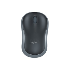 Logitech M185 nano • Kancelářská • Optická • 1 000 DPI • Bezdrátová USB • Šedá