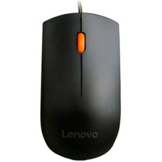 Lenovo 300 • Kancelářská • Optická • 1 600 DPI • Drátová USB • Černá