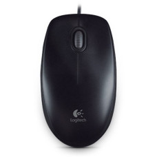 Logitech B100 • Kancelářská • Optická • 800 DPI • Drátová USB • Černá