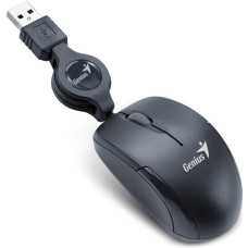 GENIUS Micro Traveler V2 • Cestovní • Optická • 1 200 DPI • Drátová USB • Černá