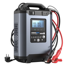 TOPDON Nabíječka autobaterie Tornado 90000 • Příkon 1600W max • 20-2800Ah • Pro 12V a 24V • 5-90A • 11-31V