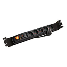 Napajeci panel ACAR F5 FA 3m 5 pozic BK včetně držáků do 19