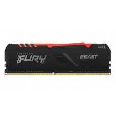 Kingston FURY Beast • DDR4 • 16GB • 3200MHz • CL16 • 1x16GB • RGB • Black