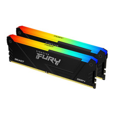Kingston FURY Beast • DDR4 • 32GB • 3200MHz • CL16 • 2x16GB • RGB • Black