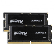 Kingston FURY Impact • SO-DIMM DDR5 • 32GB • 6400MHz • CL38 • 2x16GB • Black