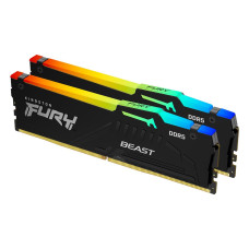 Kingston FURY Beast EXPO • DDR5 • 64GB • 6000MHz • CL36 • 2x32GB • RGB • Black